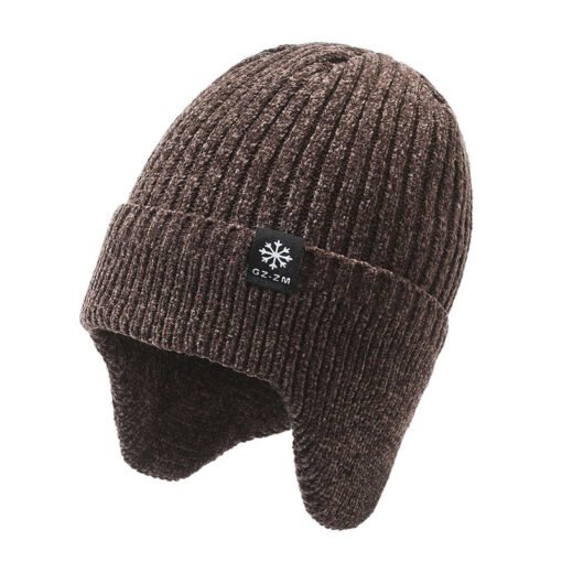 Fashion Men's Winter Fleece-lined Warm Wool Hat - Image 6