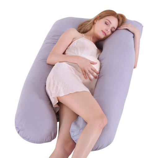 Summer Sleeping Support Pillow For Pregnant Women U Shape Maternity Pillows Pregnancy Ice Silk - Imagen 5