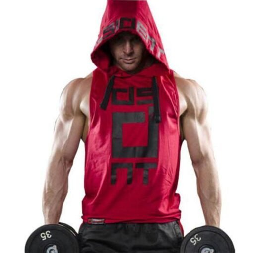 Mens Summer Sleeveless Hoodies - Larawan 4