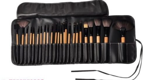 Gift Bag Of 24 Pcs Makeup Brush Sets Professional Cosmetics Brushes Eyebrow Powder Foundation Shadows Pinceaux Make Up Tools - Hình ảnh 4