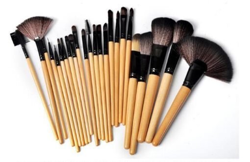 Gift Bag Of 24 Pcs Makeup Brush Sets Professional Cosmetics Brushes Eyebrow Powder Foundation Shadows Pinceaux Make Up Tools - Hình ảnh 3