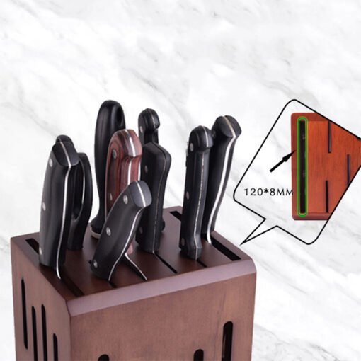 Household Kitchen Knife Holder Kitchen Wall-mounted Ventilated Knife Holder - Imagen 4