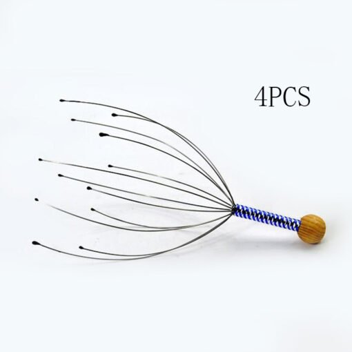 Hair Hair Raising Octopus Scalp Massager Massage Claw Manual Massager Head Massager  Grasper - Imagen 9