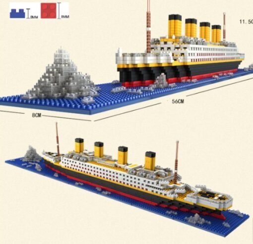 Puzzle building blocks Titanic - Image 2