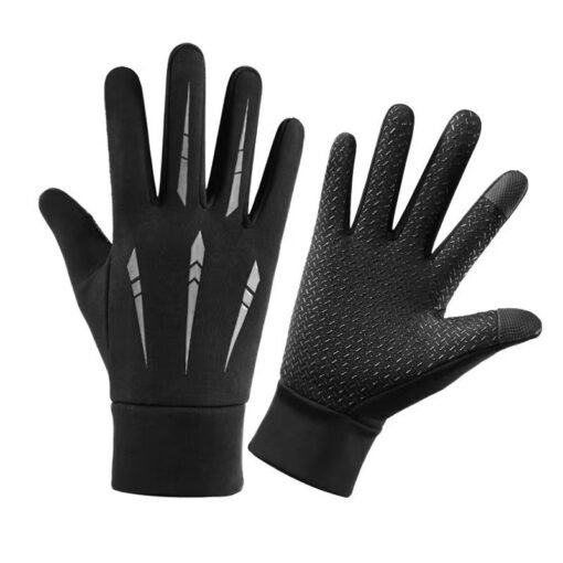 Warm Gloves Men's Full Finger Waterproof Fleece-lined - immagine 2