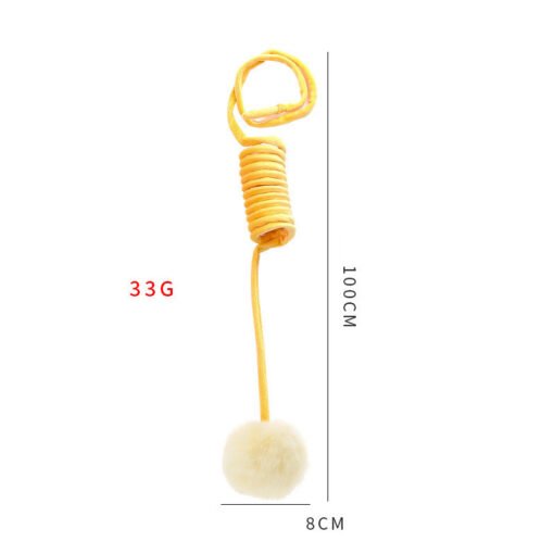 Cat Toy Self-Hi Sucker Spring Rabbit Hair Ball Interactive Play Pet Supplies Interactive Toys - Hình ảnh 7