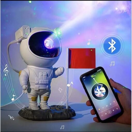 Creative Astronaut Galaxy Starry Sky Projector Nightlight USB Atmospher Bedroom Table Lamp - Imagen 8