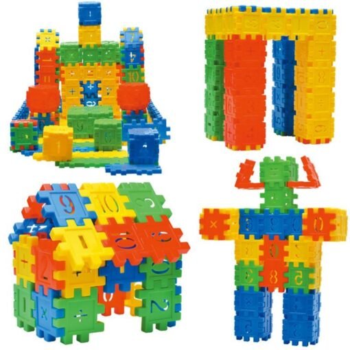 110pcs Set DIY Lepin Building Blocks Baby Boys And Girls 3D Blocks Funny Educational Mosaic Toys For Children Kids Block Toys - Image 3