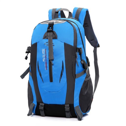 USB rechargeable bag new double shoulder bag male large capacity outdoor mountaineering bag women sports leisure travel bag - Larawan 6