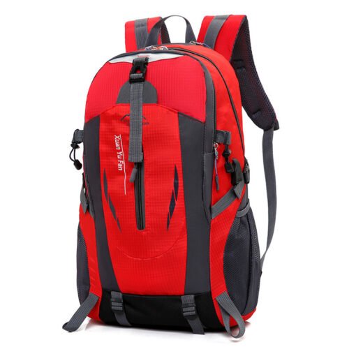 USB rechargeable bag new double shoulder bag male large capacity outdoor mountaineering bag women sports leisure travel bag - Larawan 4