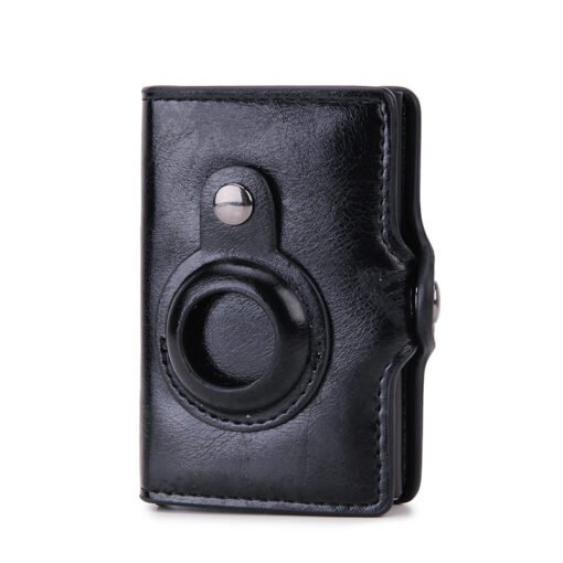 Multifunctional Card Holder Airtag Men's Short Card Holder Wallet Air Tag - immagine 6