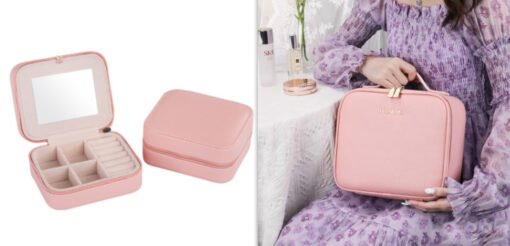 Smart LED Cosmetic Case With Mirror Cosmetic Bag Large Capacity Fashion Portable Storage Bag Travel Makeup Bags - Imagen 10