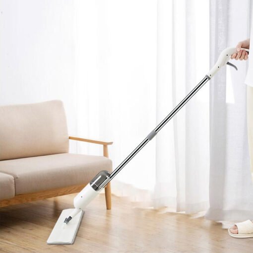 Flat Squeeze Mop Lazy Mop With Bucket Wringing Floor Cleaning Mop Hand Free Microfiber Mop Pads - Image 4