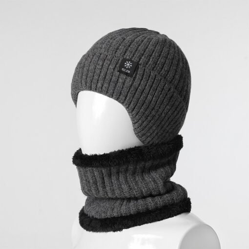 Middle-aged And Elderly People's Hats Men's Winter Warm Wool Hat Ear Protection - Image 4