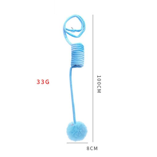 Cat Toy Self-Hi Sucker Spring Rabbit Hair Ball Interactive Play Pet Supplies Interactive Toys - Hình ảnh 10