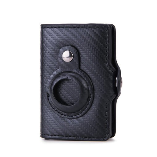 Multifunctional Card Holder Airtag Men's Short Card Holder Wallet Air Tag - immagine 4