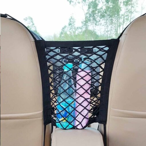 Elastic Car Pet Fence Dog Safety Isolation Net Children Travel Isolation Barrier Mesh Dog Fence Anti-collision Mesh Pet Supplies - immagine 2