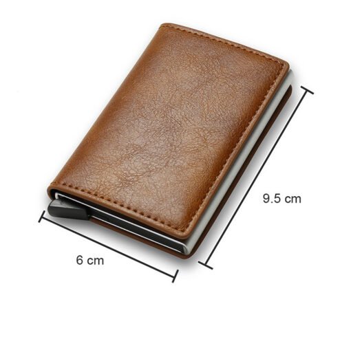 Multifunctional Card Holder Airtag Men's Short Card Holder Wallet Air Tag - immagine 8