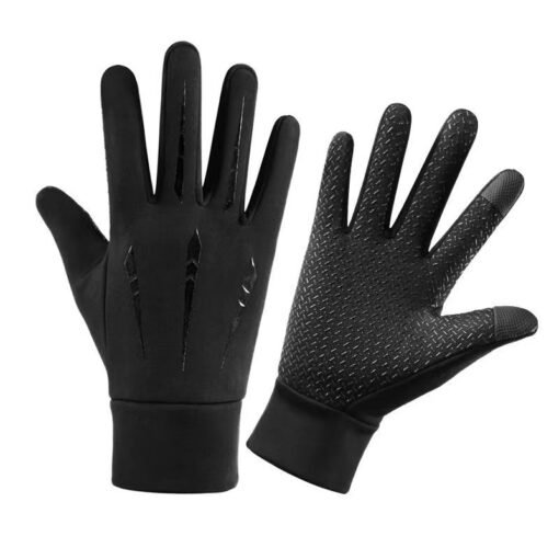 Warm Gloves Men's Full Finger Waterproof Fleece-lined - immagine 5