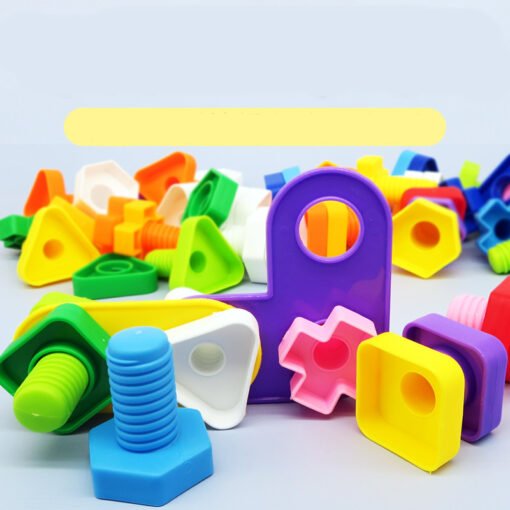 Screw Toy Baby Children Screw Nut Combination Disassembly Puzzle Assembly Disassembly Building Block Toys - Image 4