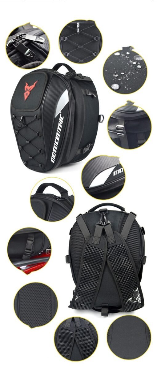 Motorcycle Rider's Large-capacity Tail Bag - 图片 2