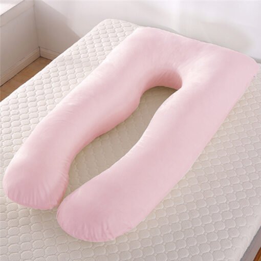 Summer Sleeping Support Pillow For Pregnant Women U Shape Maternity Pillows Pregnancy Ice Silk - Imagen 7