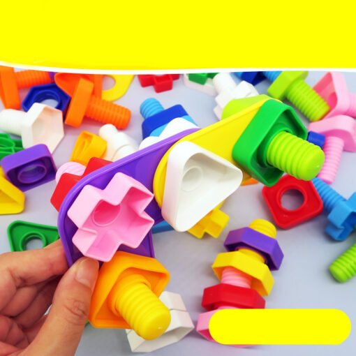 Screw Toy Baby Children Screw Nut Combination Disassembly Puzzle Assembly Disassembly Building Block Toys - Image 3