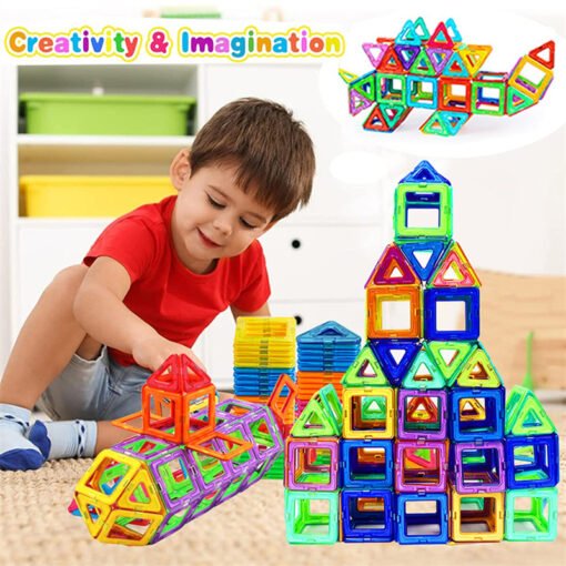 Magnetic Building Blocks DIY Magnets Toys For Kids Designer Construction Set Gifts For Children Toys - Larawan 5